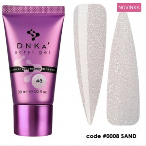 DNKa Аcryl Gel, 30 ml №0008 Sand (tube)